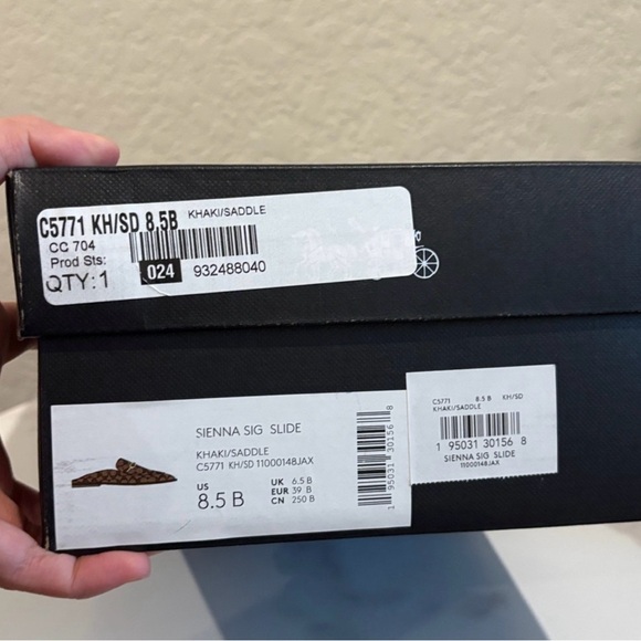 Coach Sienna Signature Slides Shoes Size 8.5 NWT - Picture 9 of 9